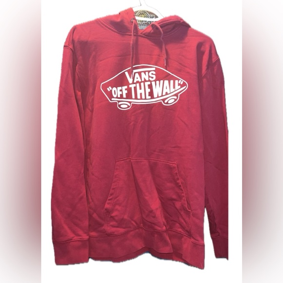 Maroon/Burgundy Vans Hoodie - Picture 1 of 2